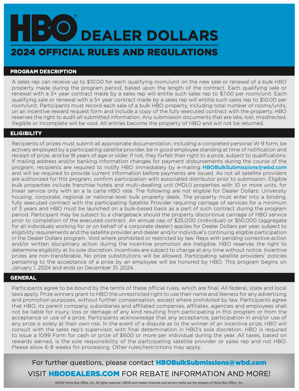 2024 Dealer Dollars Rules & Regulations 